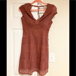 Long Pink Lace Charlotte Russe Top.
